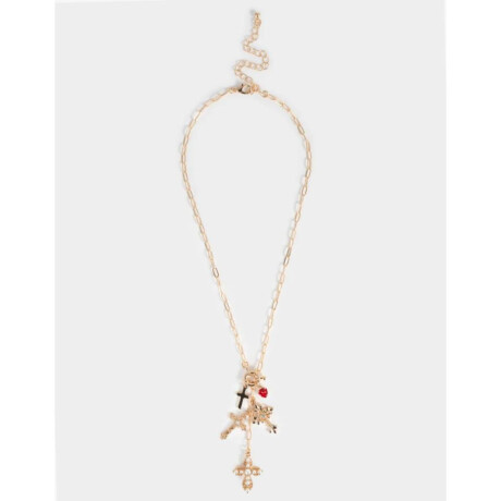 Collares Largo Multi Dijes Dorado
