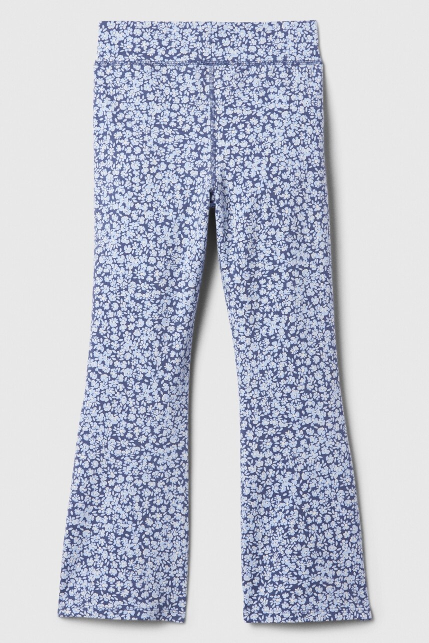 Calza Flare Estampada Niña Blue Floral