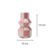 FL-CELE Florero De Cerámica Celestino Altura: 7,5cm Que Rico - Squares&stripes