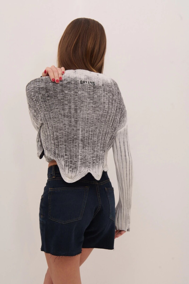 SWEATER SPIKES Blanco