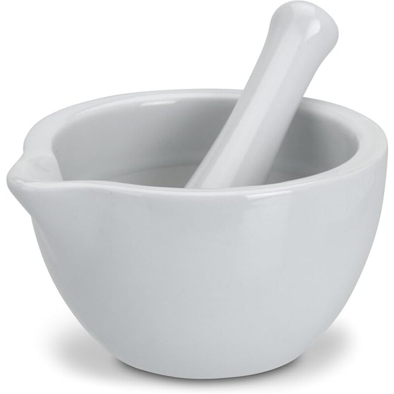 Mortero de Ceramica Blanca Mortero de Ceramica Blanca