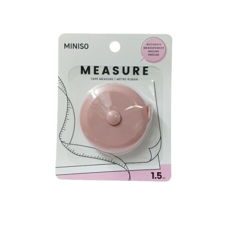 Cinta métrica 1.5mts rosa