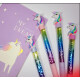 Lapicera Unicornio con Glitter x2 Lapicera Unicornio con Glitter x2