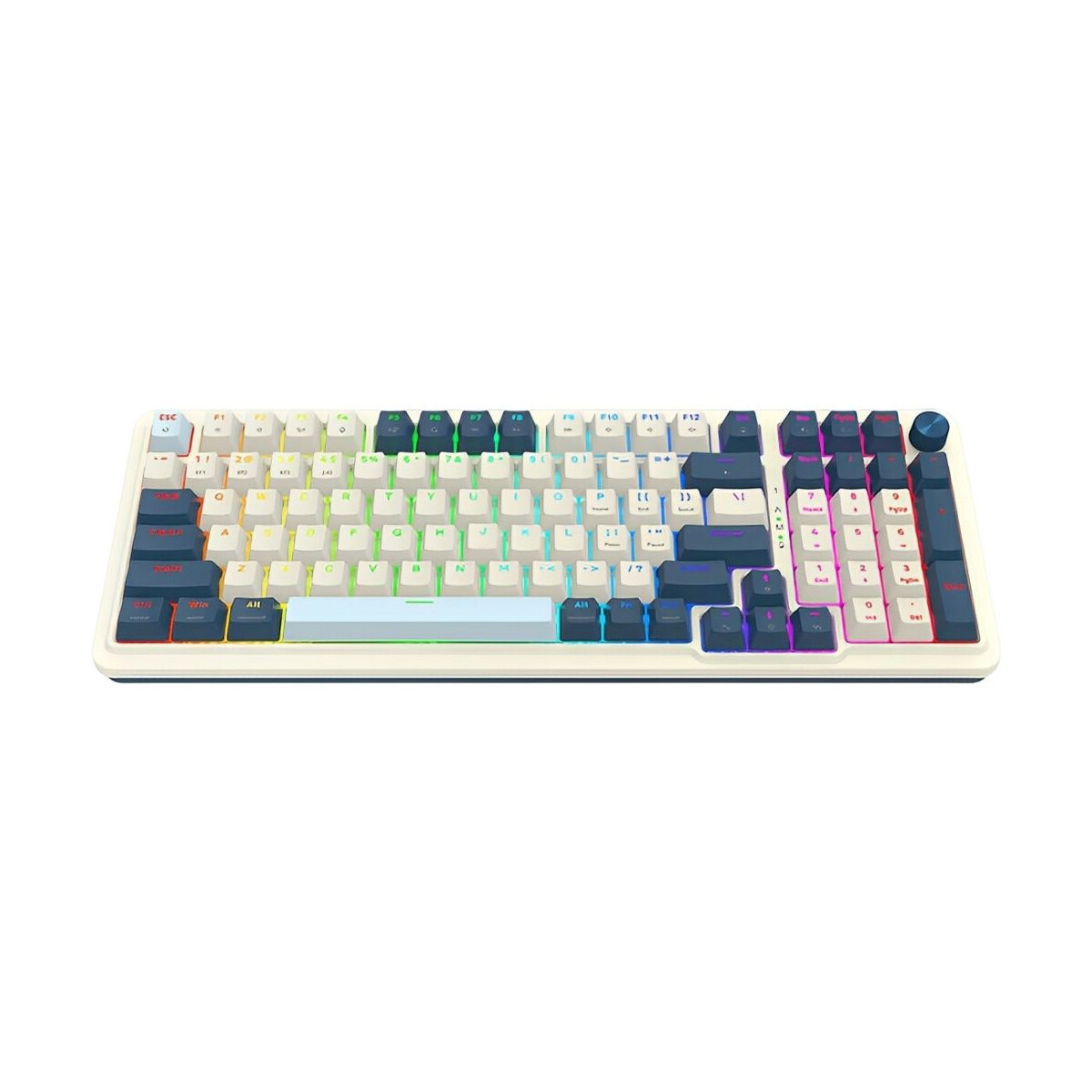 Teclado Gamer Redragon Eisa Max K686 RGB White Black 