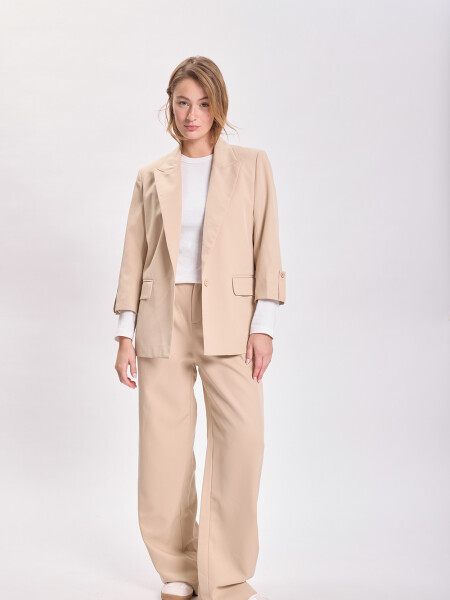 Pantalón de vestir Beige