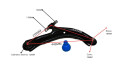 Parilla De Suspension Delantera Nissan Sentra B16 07-12 Der Parilla De Suspension Delantera Nissan Sentra B16 07-12 Der