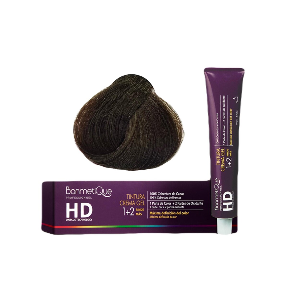 Bonmetique Tinta HD Professional 100gr - N°5.4 Tabaco Oscuro 