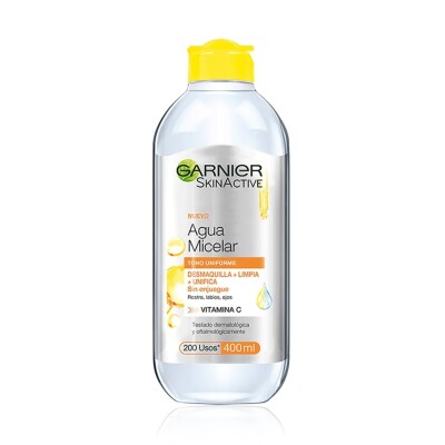 Agua Micelar Garnier Aclara 400 Ml. Agua Micelar Garnier Aclara 400 Ml.