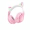 HOCO W42 HEADPHONES CAT CON OREJAS P/NIÑOS BT Auriculares Infantiles Inalámbricos HOCO W42 Con Orejas BT - Cherry Blossom