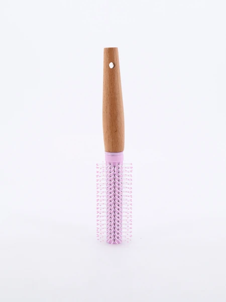 CEPILLO REDONDO WOOD ROSADO