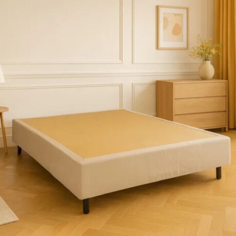 Box Extra King 200x200 cm Beige