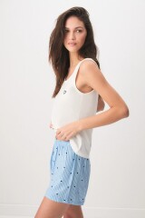 PIJAMA CORTO MARIETTE Off White