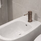 GRIFERIA BIDET CON TRANSFERENCIA LABRADO EN BRONCE CEPILLADO - SERIE SIGNATURE BRONCE-ROSE GOLD