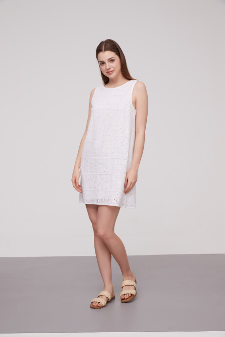 Vestido Keloke Blanco