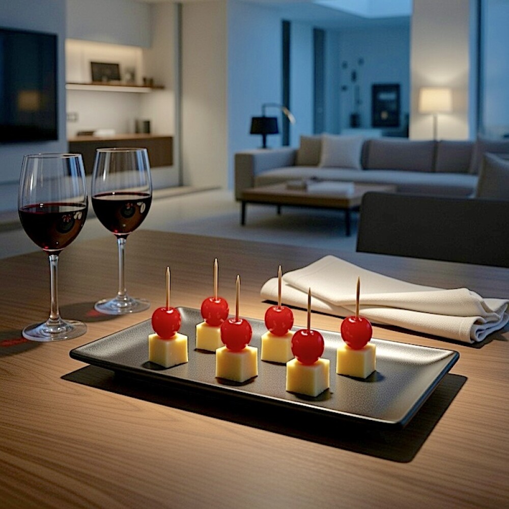 6 Quesitos con Cereza 6 Quesitos con Cereza