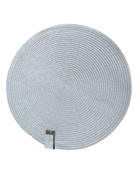 INDIVIDUAL TEJIDO CIRCULAR D38CM BLANCO INDIVIDUAL TEJIDO CIRCULAR D38CM BLANCO