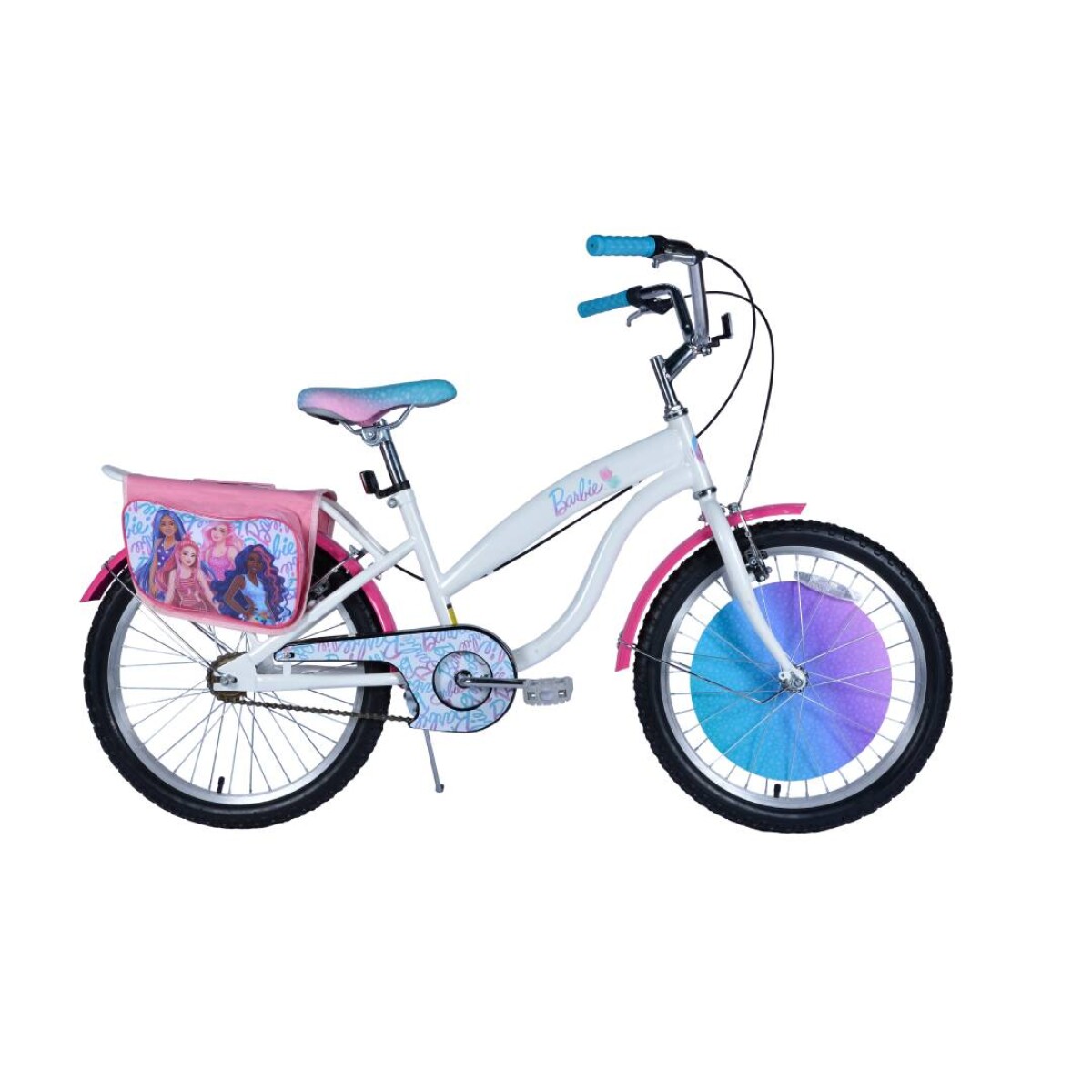 Bicicleta Mattel Barbie Rodado 20 - Blanco 