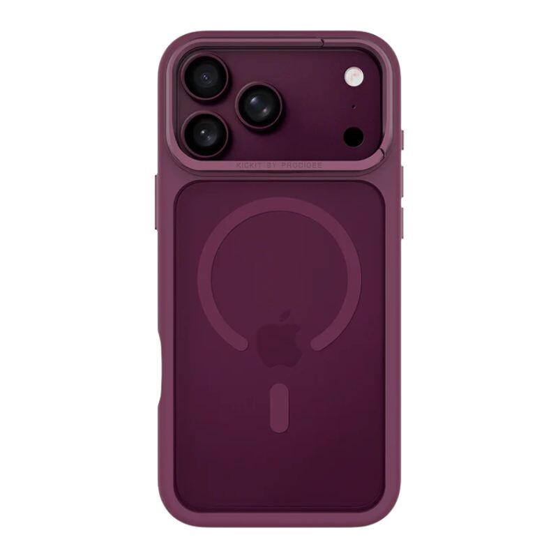 Case Prodigee iPhone 18 Pro/17 Pro KickIt Burgundy Case Prodigee iPhone 18 Pro/17 Pro KickIt Burgundy