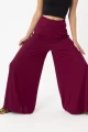 PANTALÓN PERNA ANCHA Bordo