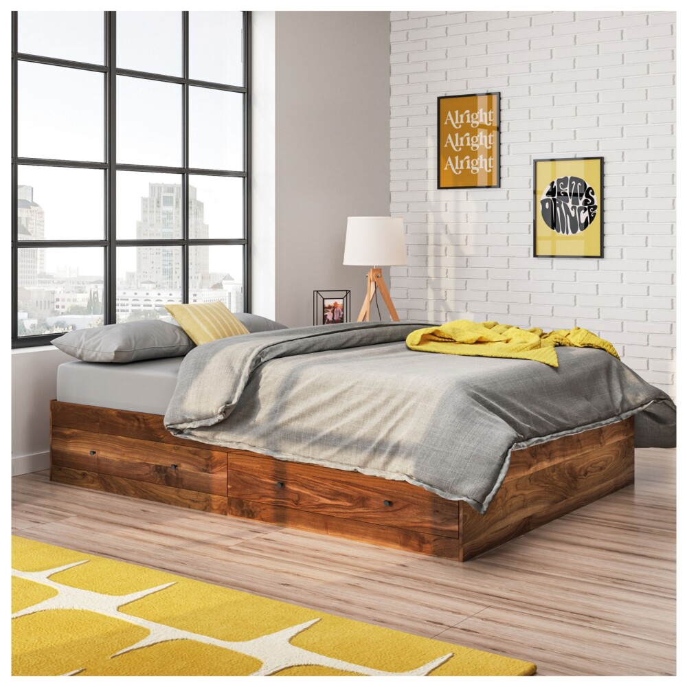 Sommier 155 cm - Cama Sauder / Colchón Mannes Sommier 155 cm - Cama Sauder / Colchón Mannes