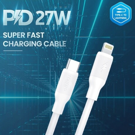 Cable Foneng X80 para Iphone Lightning Usb-c Pd 27W 1MT BLANCO