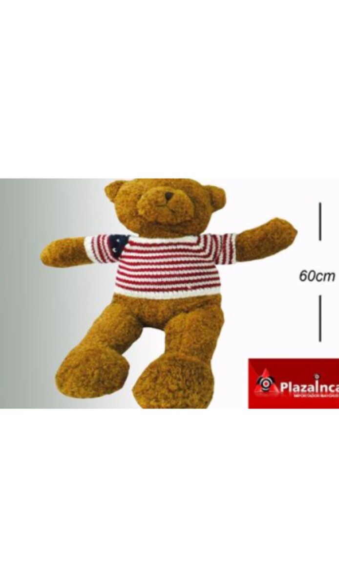 PELUCHE OSO MARRON 60CM "BUZO LANA" 
