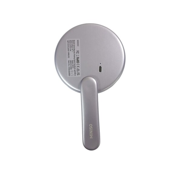 Espejo LED circular violeta