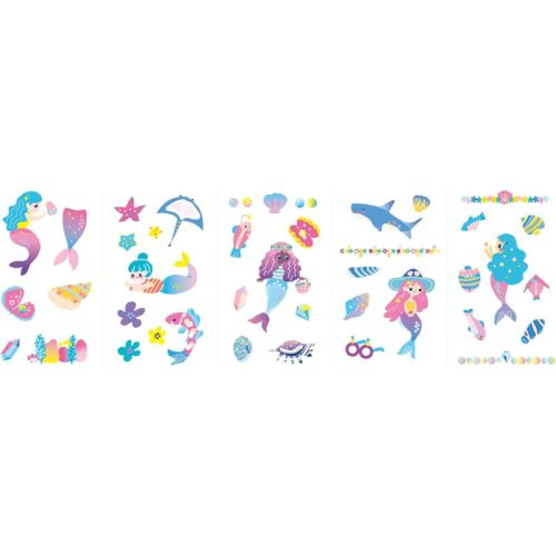 Set de Valija con stickers y Tatto- Sirenita Set De Valija Con Stickers Y Tatto- Sirenita