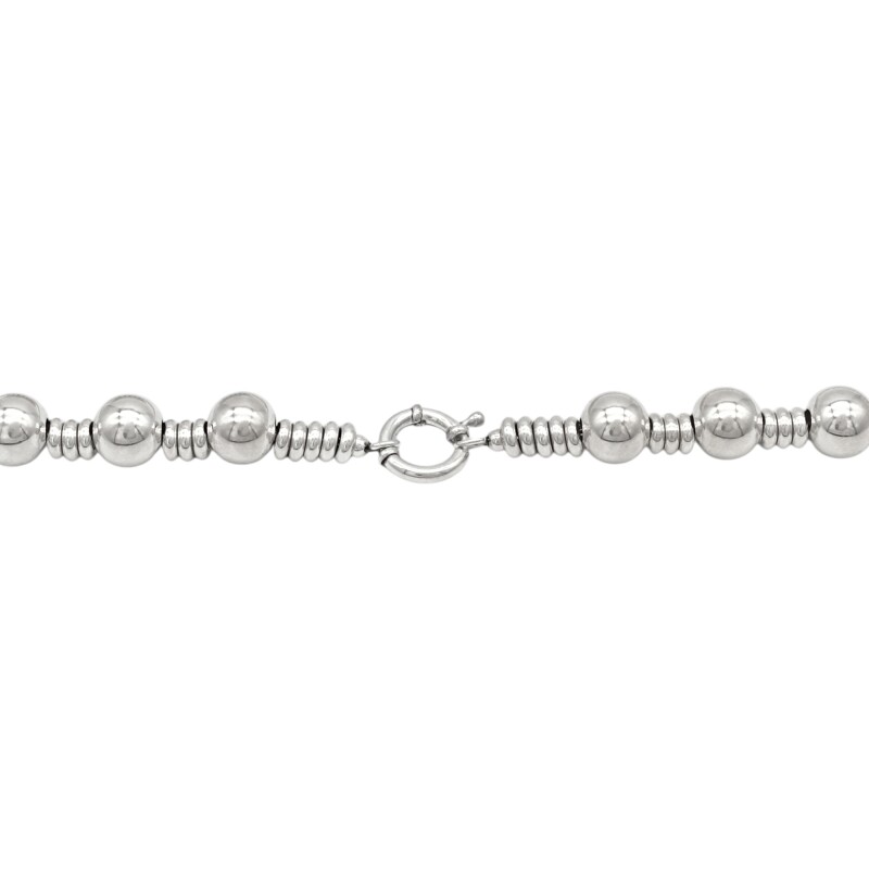 Cadena Bolas-Plata 925-Sin Piedra-CD3344 Sinpiedra