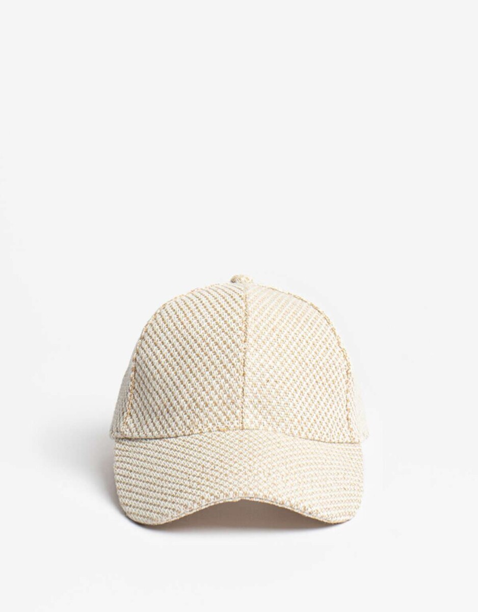 Gorra De Lino Crudo - Blanco Crudo 