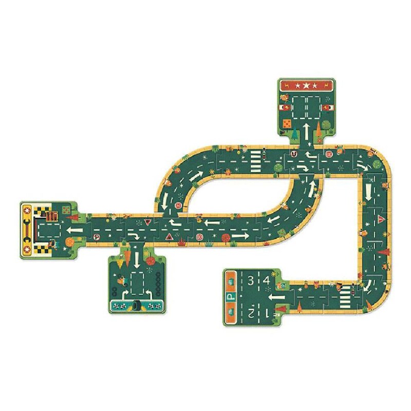 Puzzle de carreteras Pop To Play Caminos by Djeco 21 pzas Puzzle de carreteras Pop To Play Caminos by Djeco 21 pzas