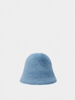 Sombrero Bucket Efecto Pelo azul