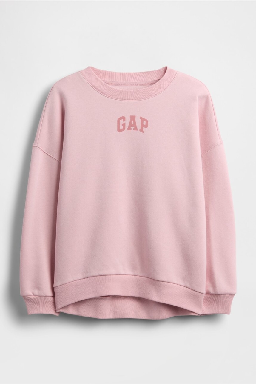 Buzo Logo Gap Niña Pure Pink