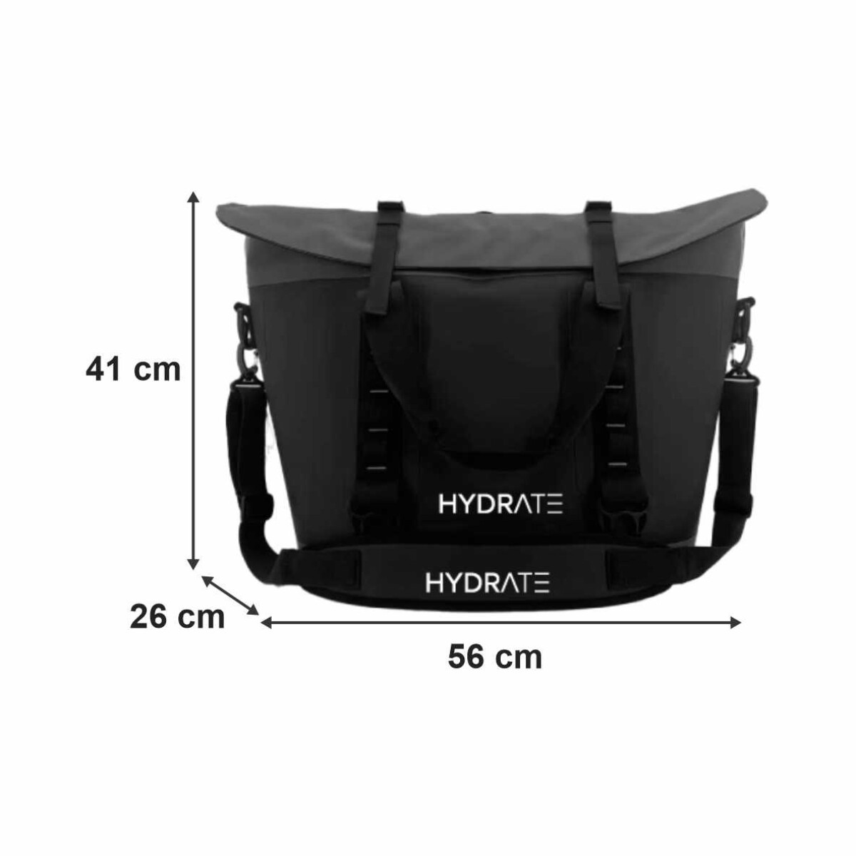 HYDRATE BOLSO TOTE 20LT NEGRO 