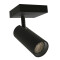 ARTEFACTO LONG LETICIA SQUARE ADOSAR ORIENTABLE Luminaria de Techo Long Leticia Square Orientable Negra