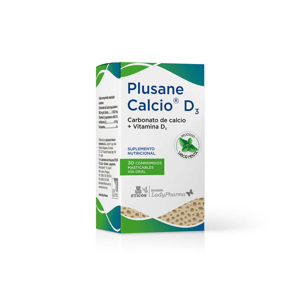 PLUSANE CALCIO D3 MASTIC. CJ X 30 COMP. única