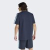 Remera Adidas Essentials 3 Rayas Azul