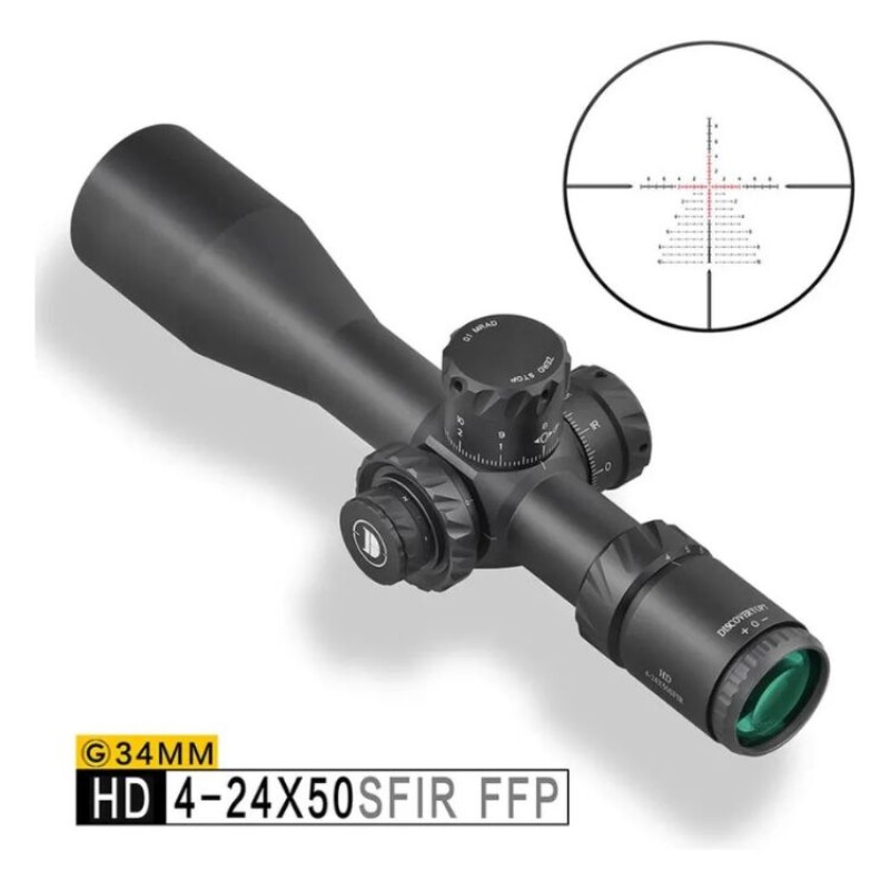 Mira telescópica Discovery HD GEN II 4-24X50 SFIR FFP-Z Retículo Iluminado Mira telescópica Discovery HD GEN II 4-24X50 SFIR FFP-Z Retículo Iluminado
