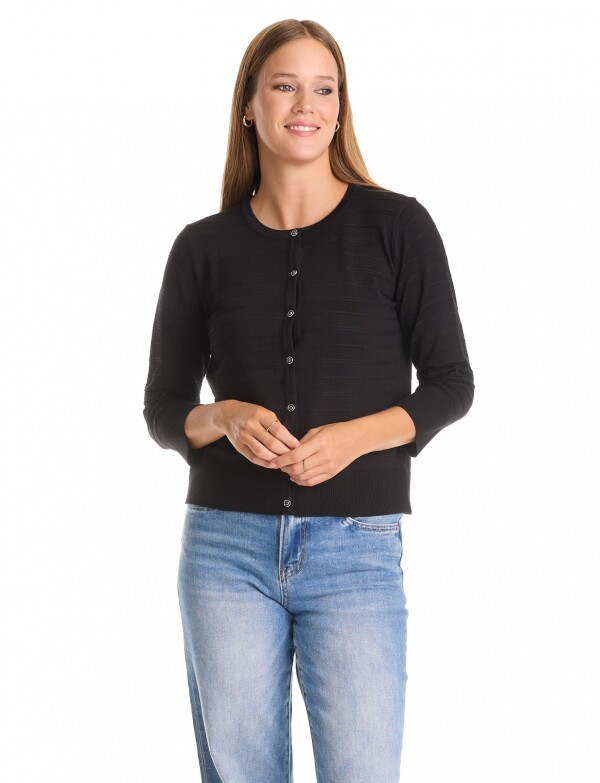 Cardigan Basico NEGRO