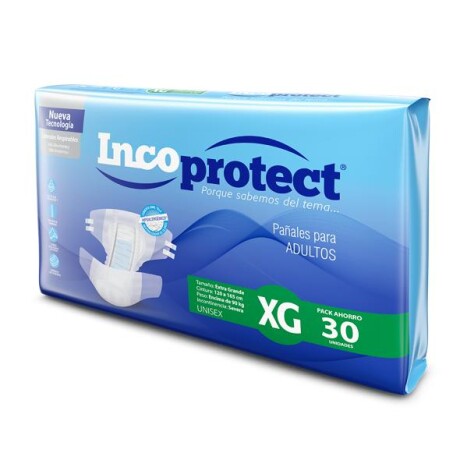 Pañales para Adulto Incoprotect x 30 un. XG