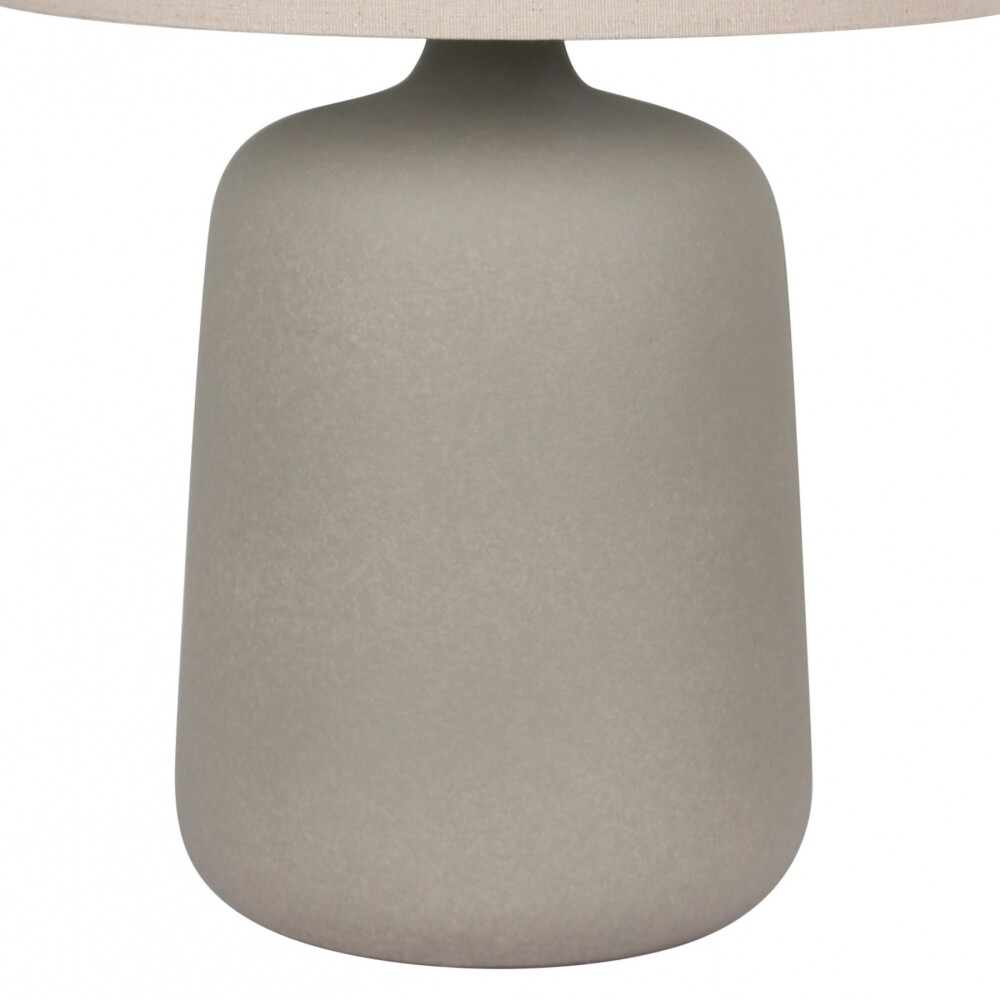 Lampara de mesa - Cerámica gris Dabor Lampara de mesa - Cerámica gris Dabor