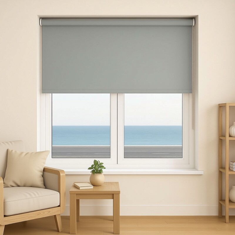 Cortina roller blackout 160 x 200 GRIS