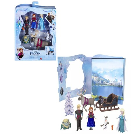 Libro con Muñecos de Personajes Frozen 001