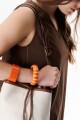 PULSERA RAYAS NARANJA