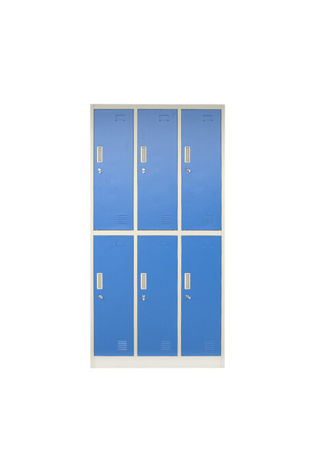 Guardabultos Locker Metálicos De 6 Puertas Guardarropas Guardabultos Locker Metálicos De 6 Puertas Guardarropas