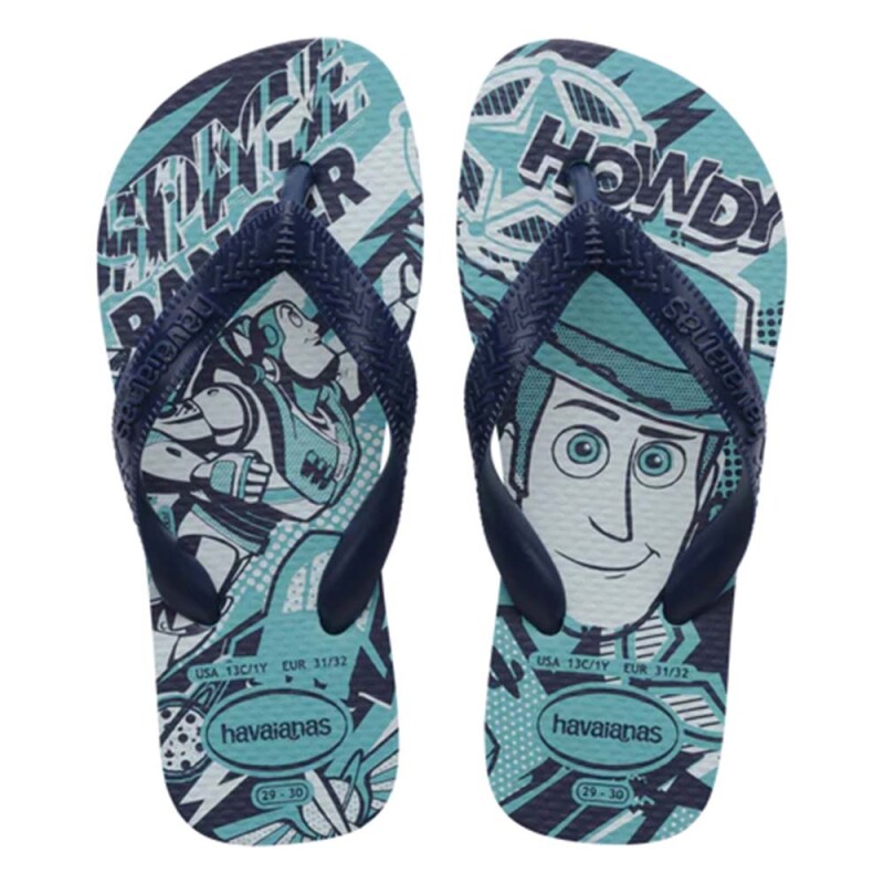Sandalias Havaianas Kids Disney Niños Azul/azul Marino