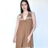 Vestido Khalira Marrón