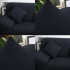 Funda Protector Sillón Sofá 2 Cuerpos Ajustable Elastizada Variante Color Gris Azulado