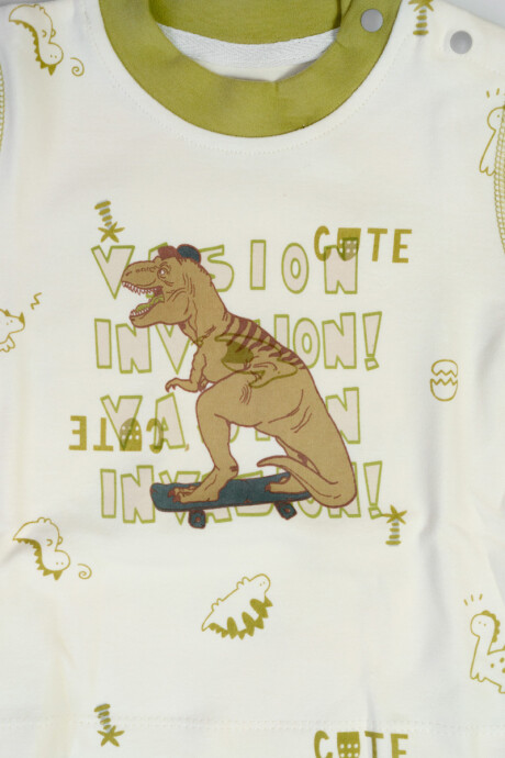 Conjunto Dino Verde