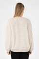 Sweater sherpa mickey Beige